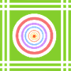 Geometric play of colours in colour