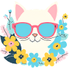 Hippie Katze