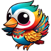Süße Vogelparty