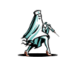 Funny Nurse Ghost Halloween Costume