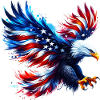 Eagle Flag USA USA American