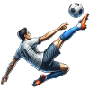 Football overhead kick