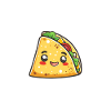 Lächelnder Taco
