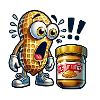 Funny peanut design