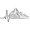 Mountains heartbeat