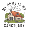 My home is my refuge.