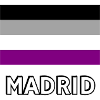 Asexualité Pride Drapeau Madrid