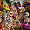skeletons village
