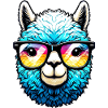 Alpaca with Sunglasses