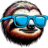 Sloth with Sunglasses