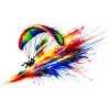 Paragleiter - Farbsplash