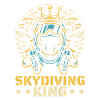 Parachutist Skydiving Skull