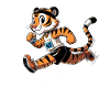 Cute Marathon Runner Tiger