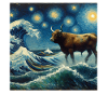 Manatee Starry Night Dugong