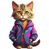 Stylish Urban Cat