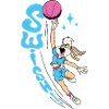 Looney Tunes Lola Bunny Swish! Basketball Design