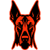 Doberman Dog Head