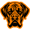 Mastiff Dog Head