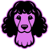 Poodle Dog Head