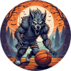Gruseliges Halloween-partykostüm