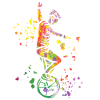 Unicyclist unicycle unicycle