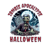 Zombie Apocalypse Halloween Happy Halloween