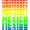 Monterrey Mexico rainbow design