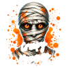 Happy Halloween Spooky Mummy