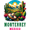 Monterrey Mexico desert cactus design