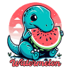 Cute T-Rex Watermelon Summer Gift