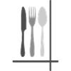 Cutlery Silhouettes Minimalist