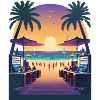 Sunset Beach Walk