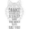 loups chien loup gris