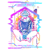 Future Android Neon Gaming