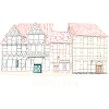 Quedlinburg, World Heritage City Germany, Drawing