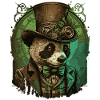 Steampunk Panda Bear
