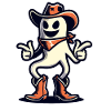 Funny Cowboy Ghost Halloween Costume