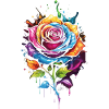 Flower - Rainbow Pink