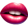 Tongue - Pink Lips - Charming Sweetness