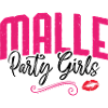 Malle party girls kiss