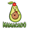 Mamacado Avocado Mom Cartoon Funny