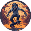 Gruseliges Halloween-partykostüm