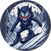 Gruseliges Halloween-partykostüm Werwolf-ski