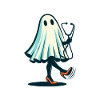 Funny Nurse Geriatric Nurse Ghost