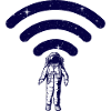 Astronaut wifi area
