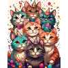 Party Cats Celebrate Birthday