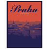 Praha Gradient Cityscape