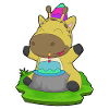 Giraffe Birthday Cake