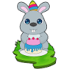 Bunny Birthday Cake
