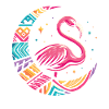 Flamingo Tribal Lune